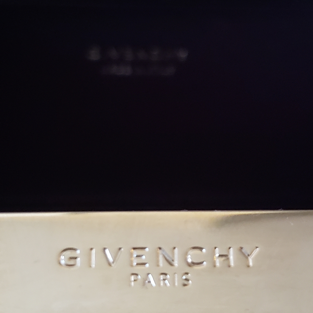Givenchy Black Metal Fringe Satin Clutch Bag $3999 - Picture 8 of 16